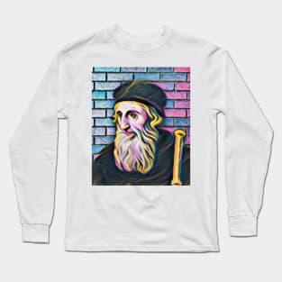 John Wycliffe Portrait | John Wycliffe Artwork 10 Long Sleeve T-Shirt